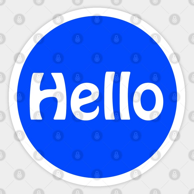 Hello Sticker by sarahnash